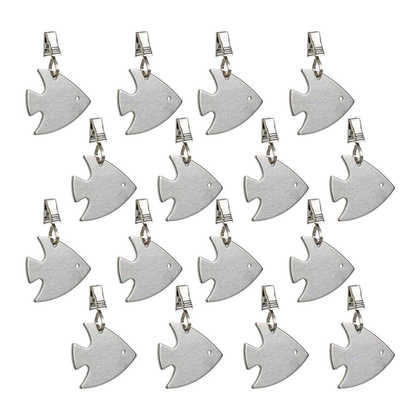 Fish tablecloth paperweight set of 16