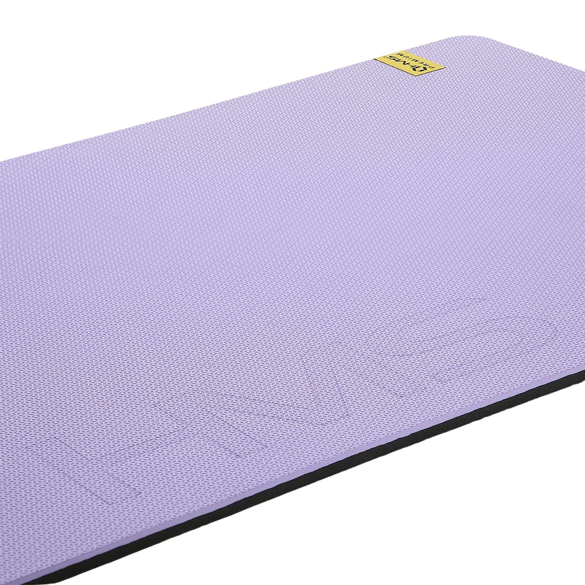 Fitness Mat EVA, 120x60cm, 15mm, Violet-Black