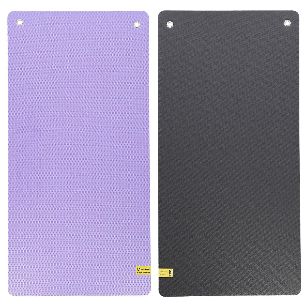 Fitness Mat EVA, 120x60cm, 15mm, Violet-Black