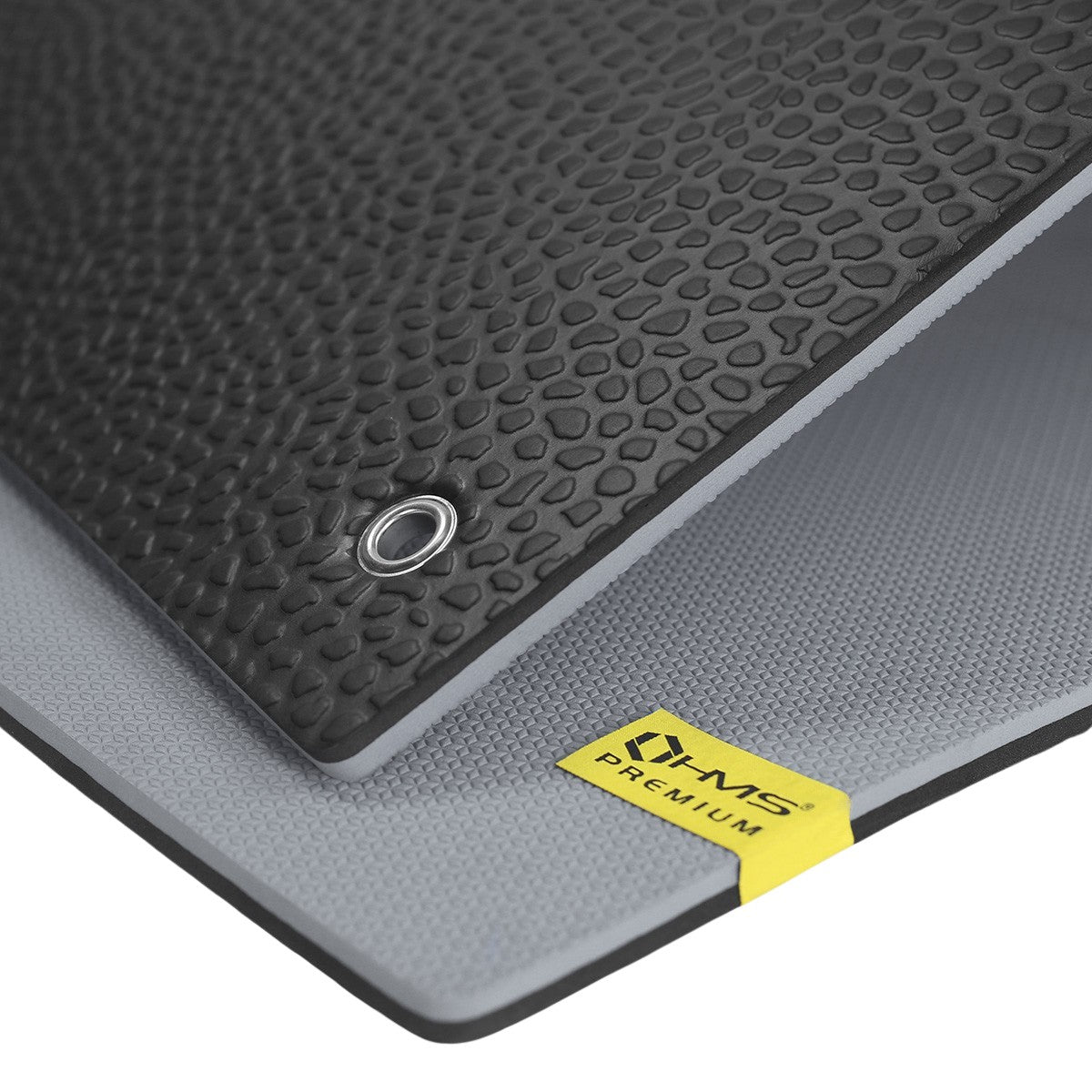 Fitness Mat, Gray-Black, Non-Slip, 6mm Thick