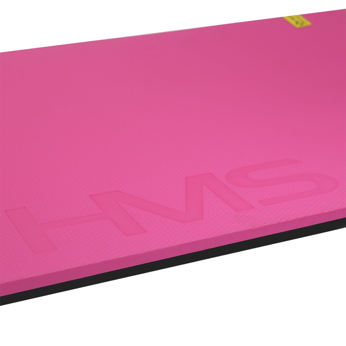 Fitness Mat, Pink-Black, Non-Slip, 6mm Thick