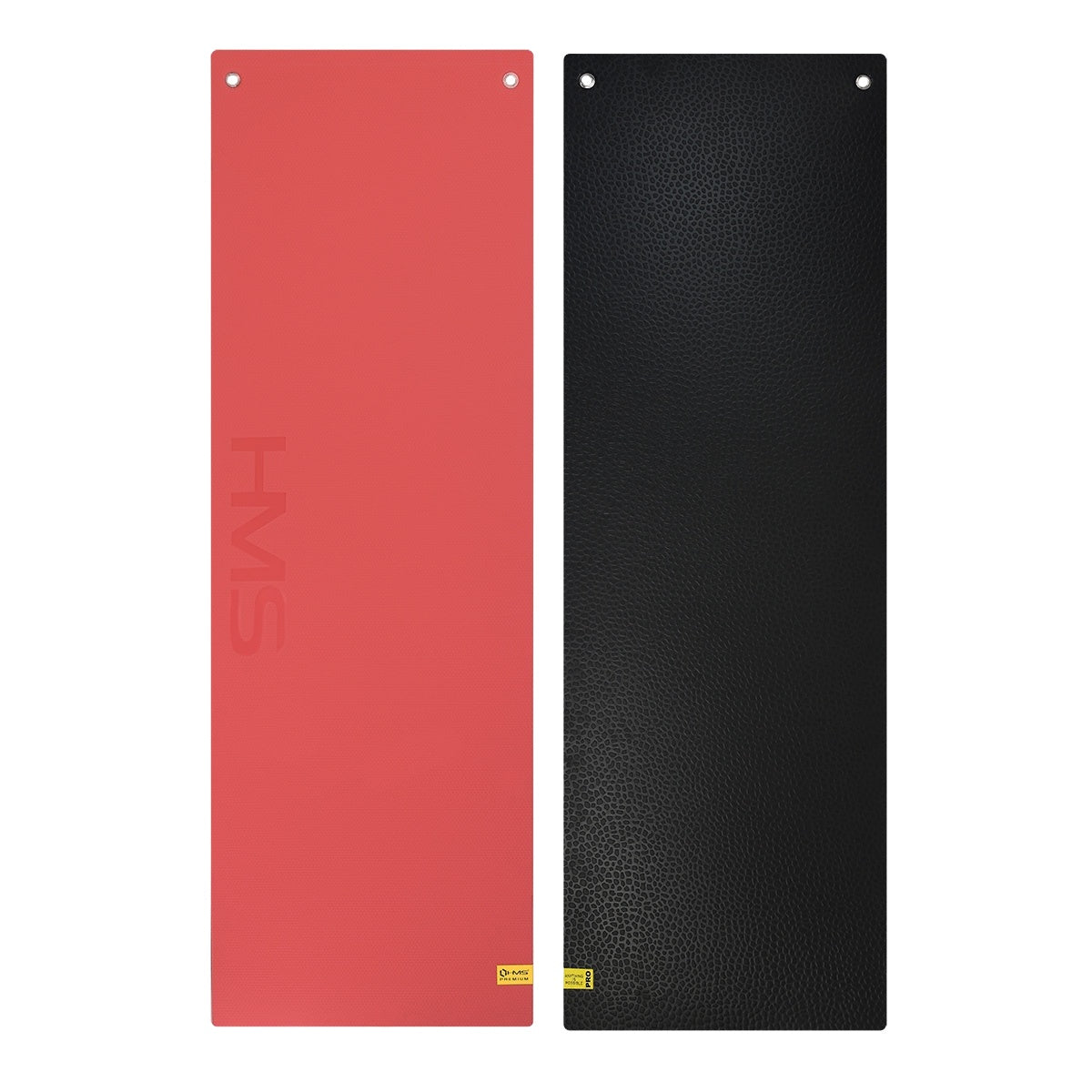 Fitness Mat, Red-Black, Non-Slip, Durable