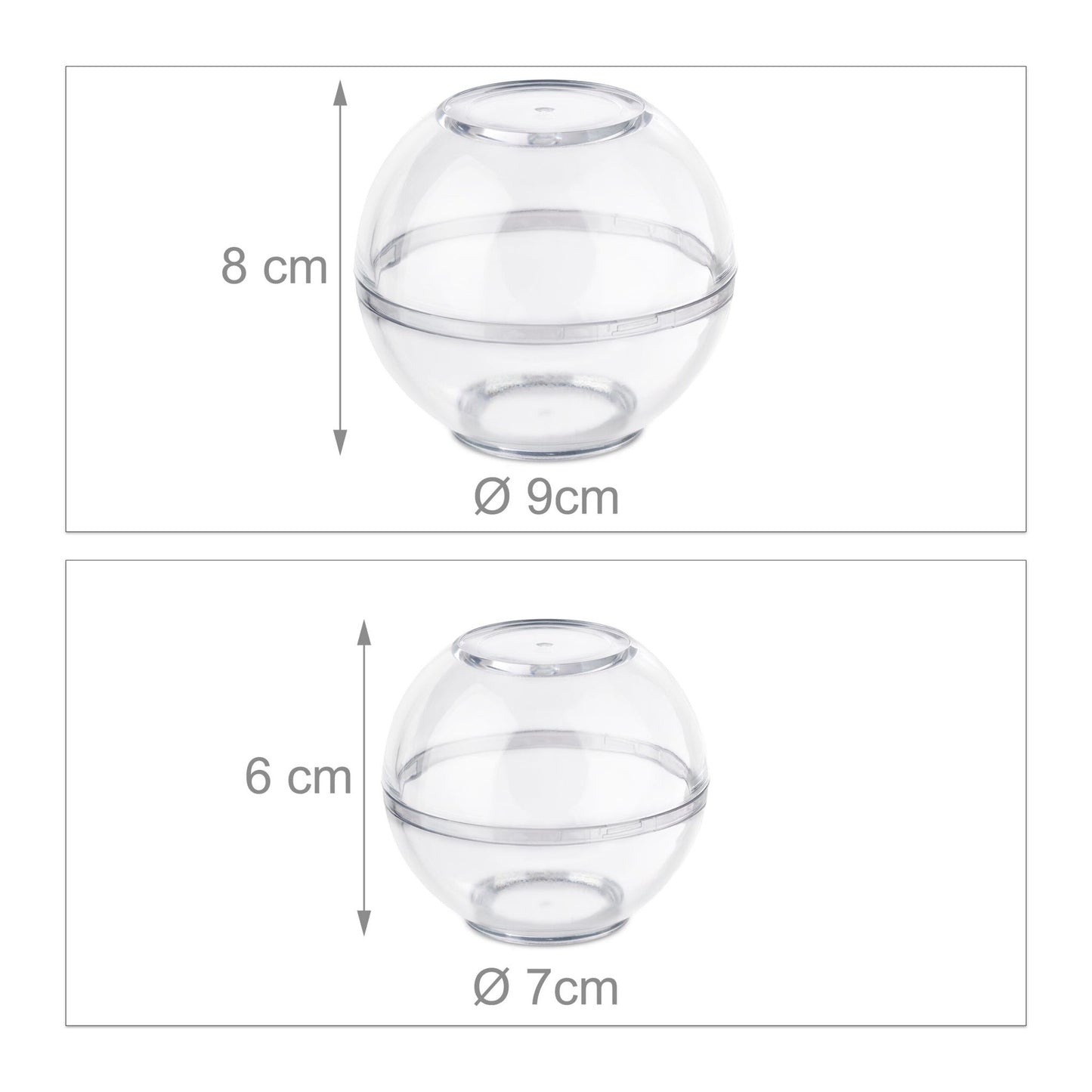Fitness balls set of 6