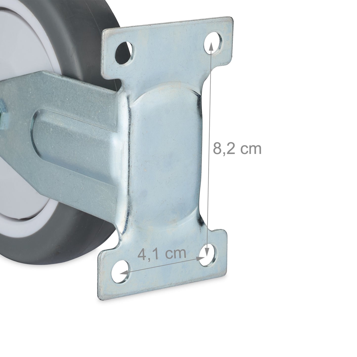 Fixed wheels, 4-pack