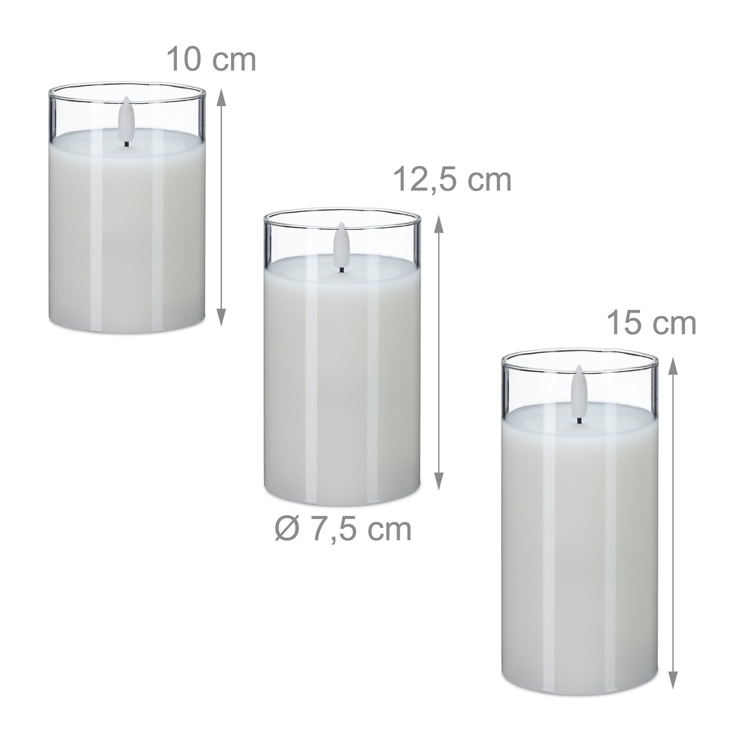 Flameless LED Candles Set with Remote Control
