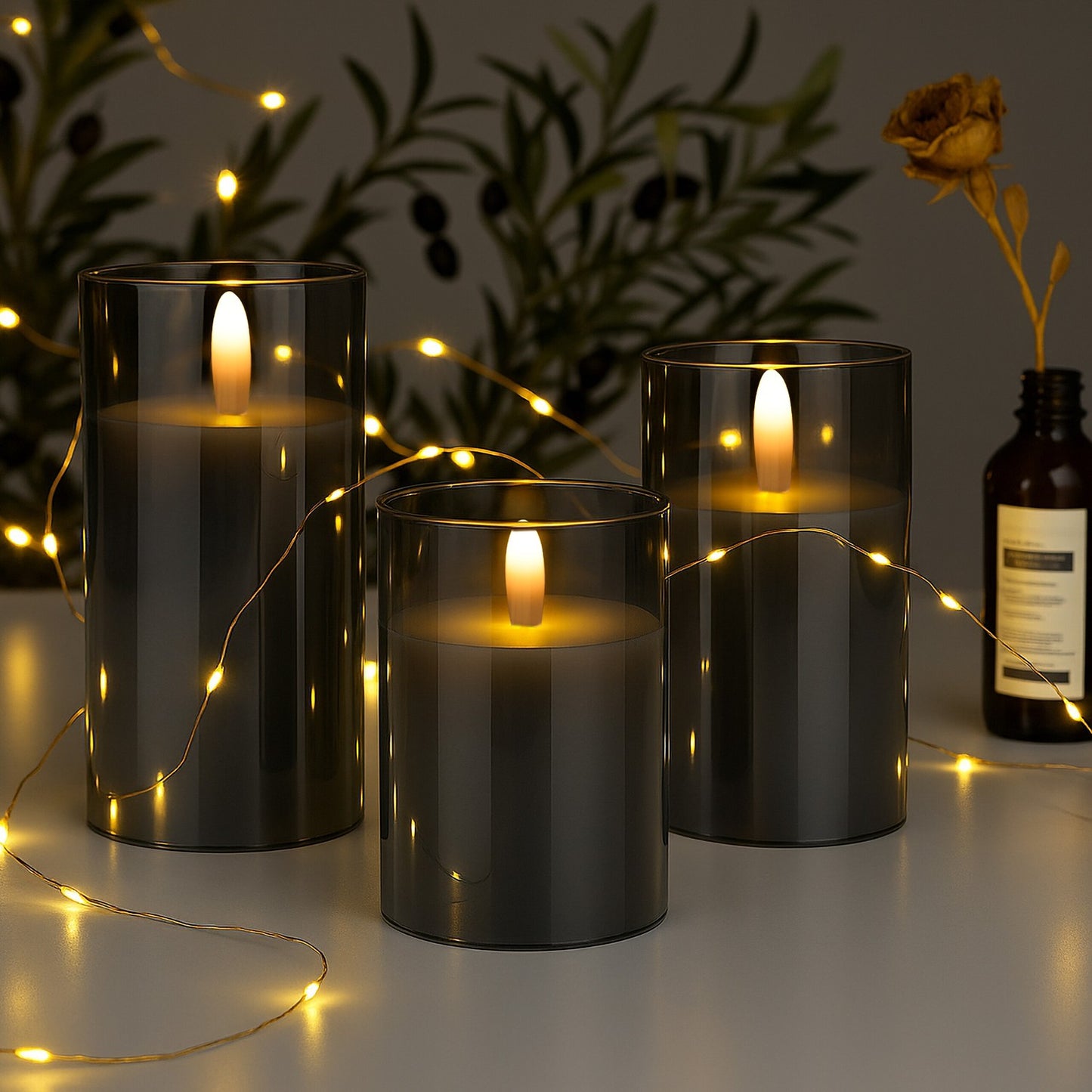 Flameless LED Candles Set with Remote Control