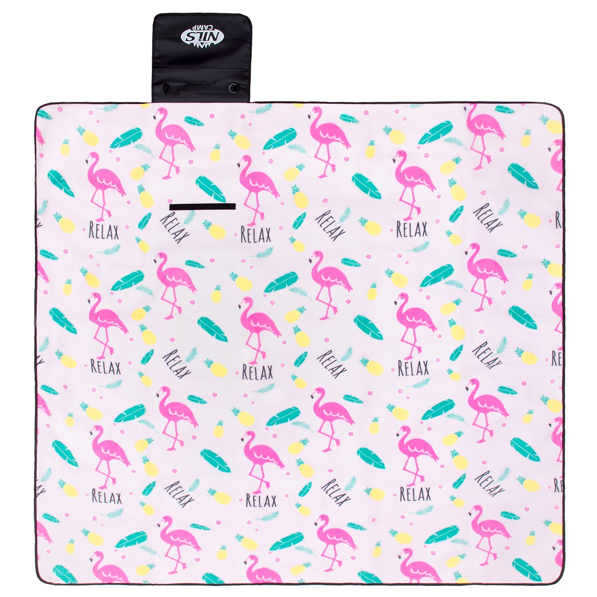 Flamingo Picnic Mat 200x200 cm, Waterproof PE Alu