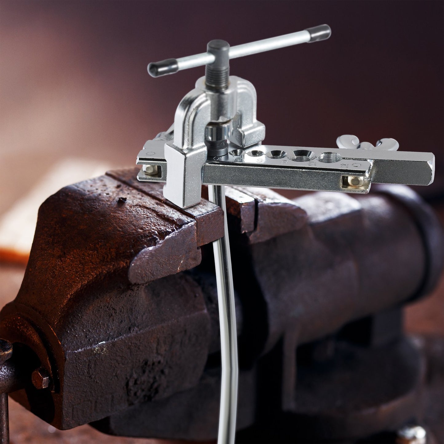 Flaring Tool with Pipe Cutter