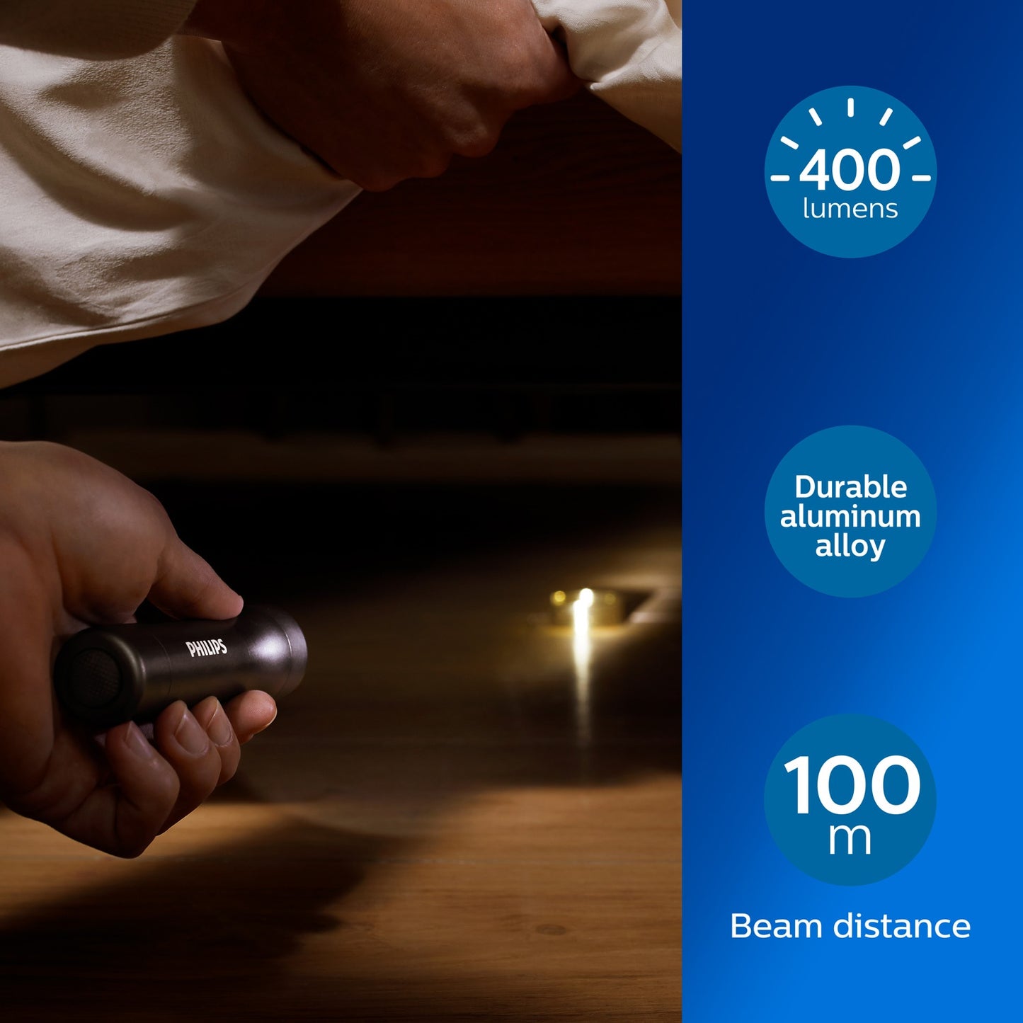 Flashlight 400 Lumens IPX4 SFL7000T/10