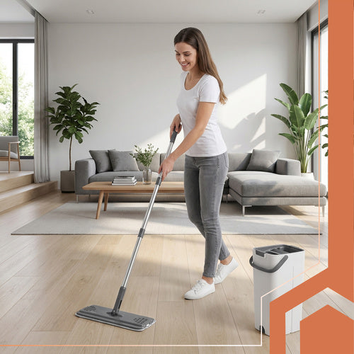 Flat Mop Covers 33x12cm, 5 Pack, Velcro, Absorbent