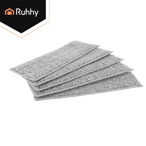 Flat Mop Covers 33x12cm, 5 Pack, Velcro, Absorbent