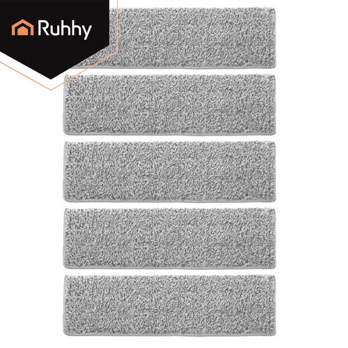 Flat Mop Covers 33x12cm, 5 Pack, Velcro, Absorbent