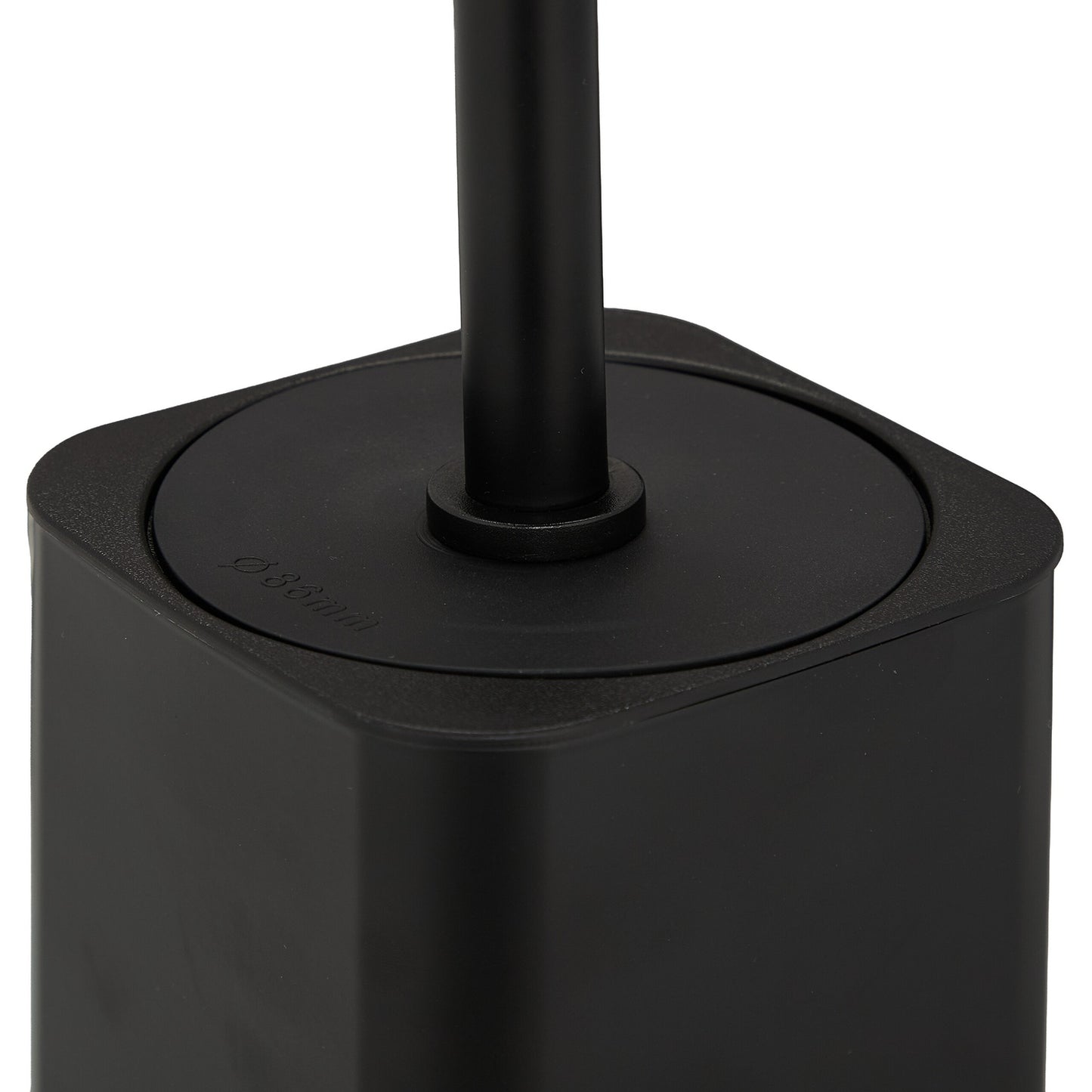 Flat Toilet Brush with Wall-Mounted Holder