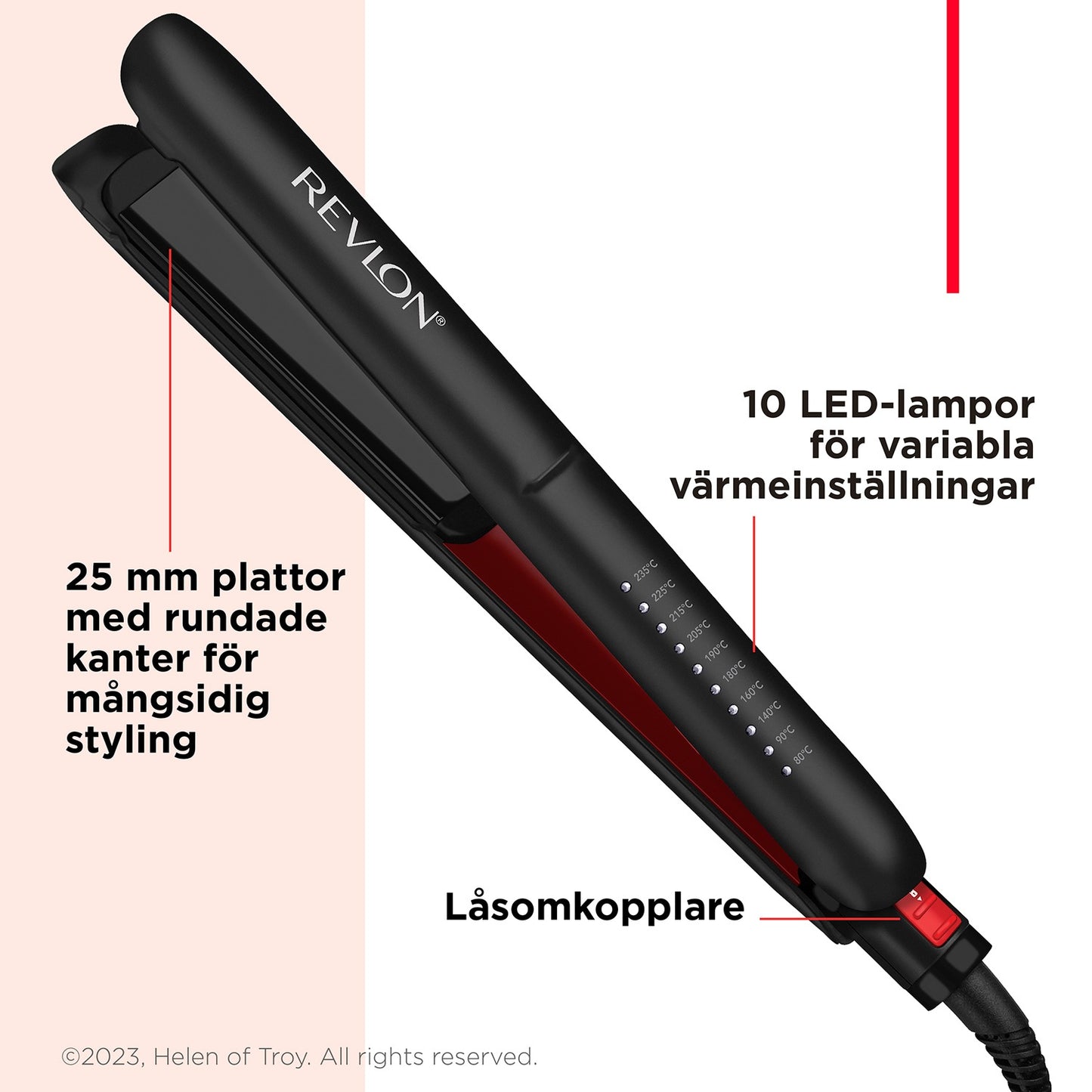 Flat iron Heat Copper 25mm RVST2211