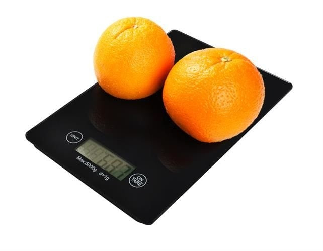 Flat kitchen scale