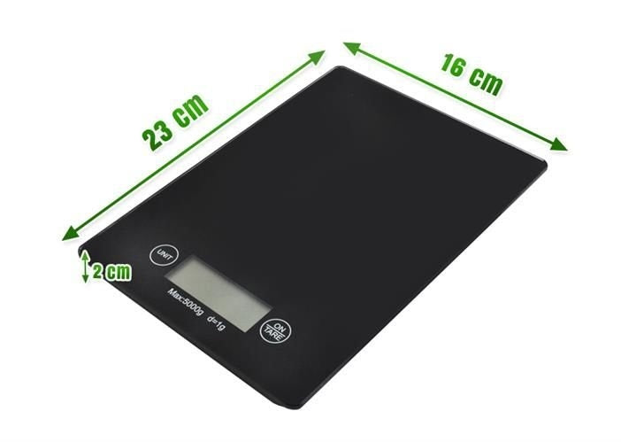 Flat kitchen scale