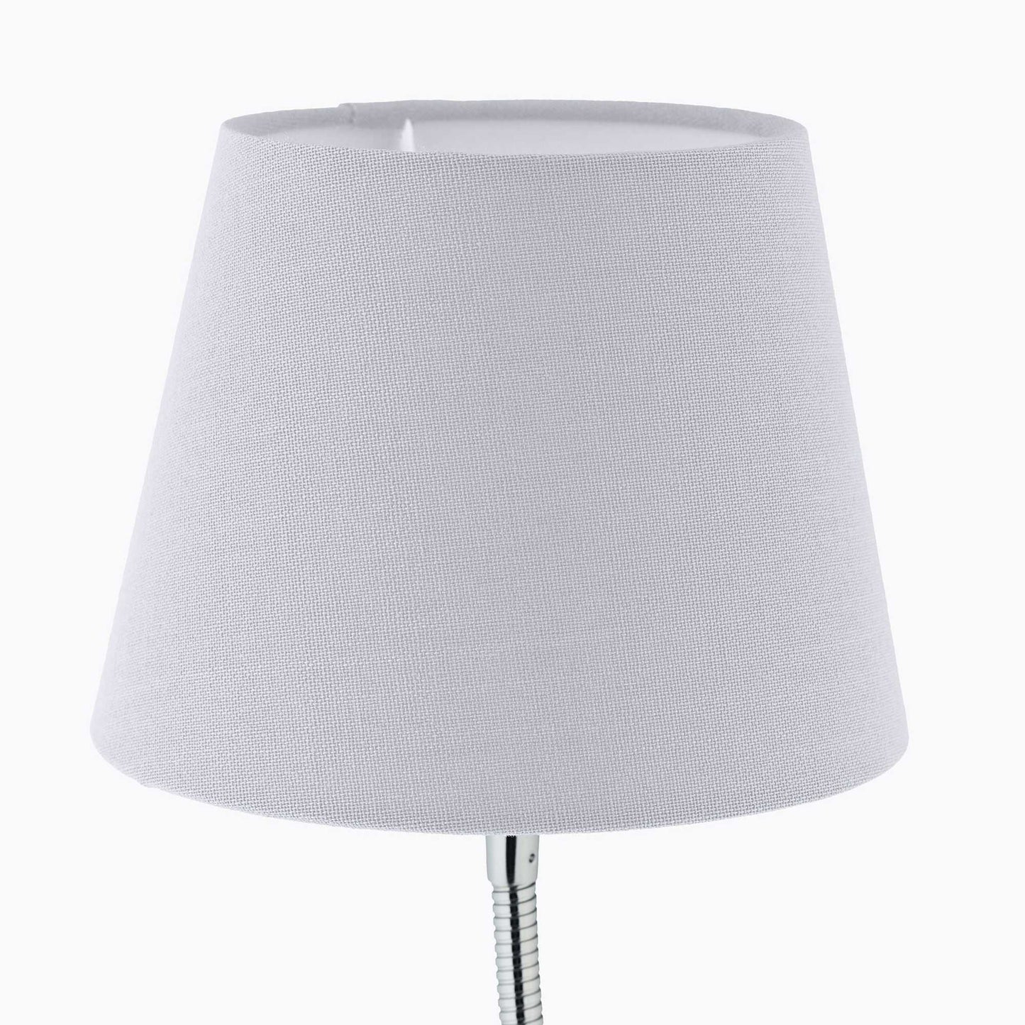 Flexible table lamp with fabric shade