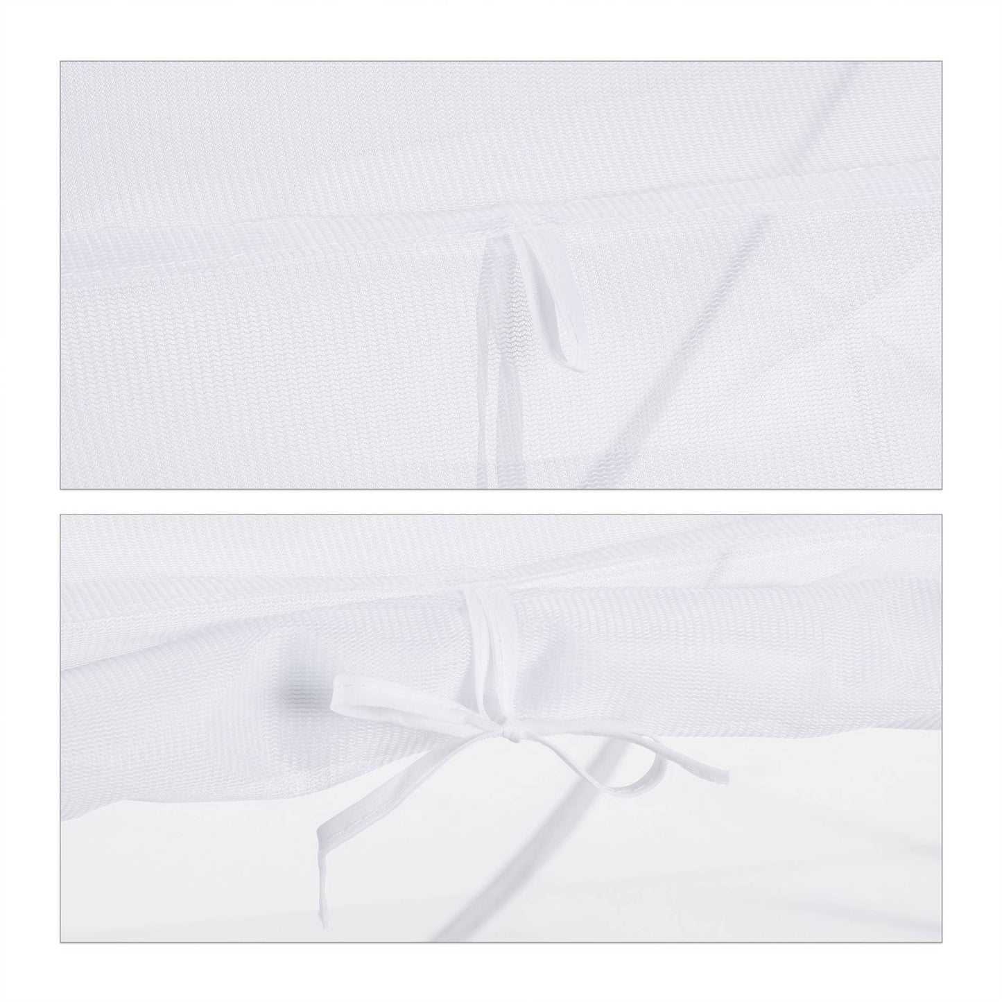 Flight hood for food white