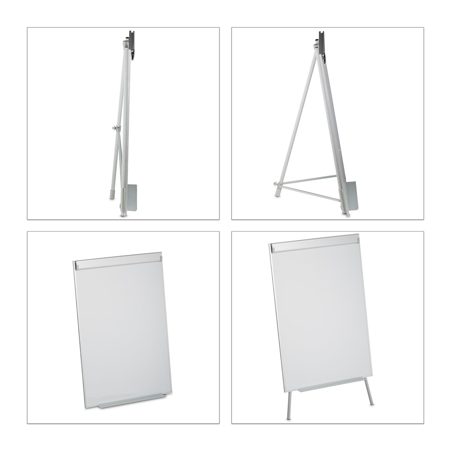 Flipchart Whiteboard with Paper Holder, Magnetic Surface