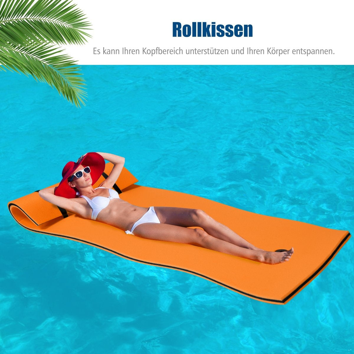 Floating Water Mat – 220x90 cm, Durable XPE Foam