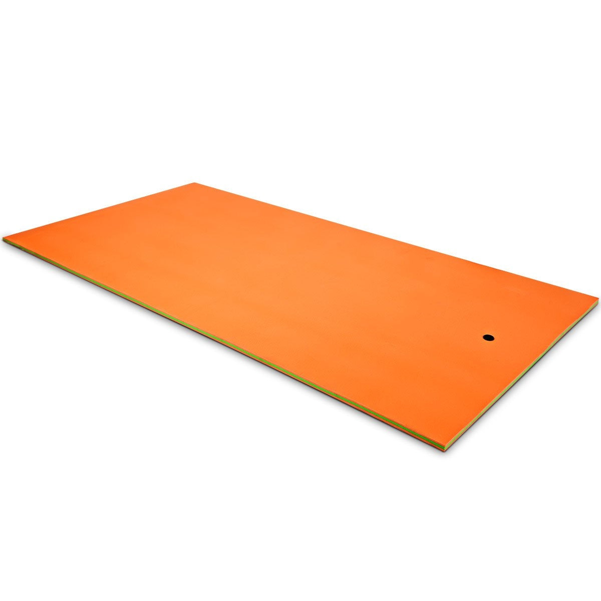 Floating Water Mat 3-Layer Tear-Resistant XPE Foam Mat 355 x 183 x 3.5 cm Orange