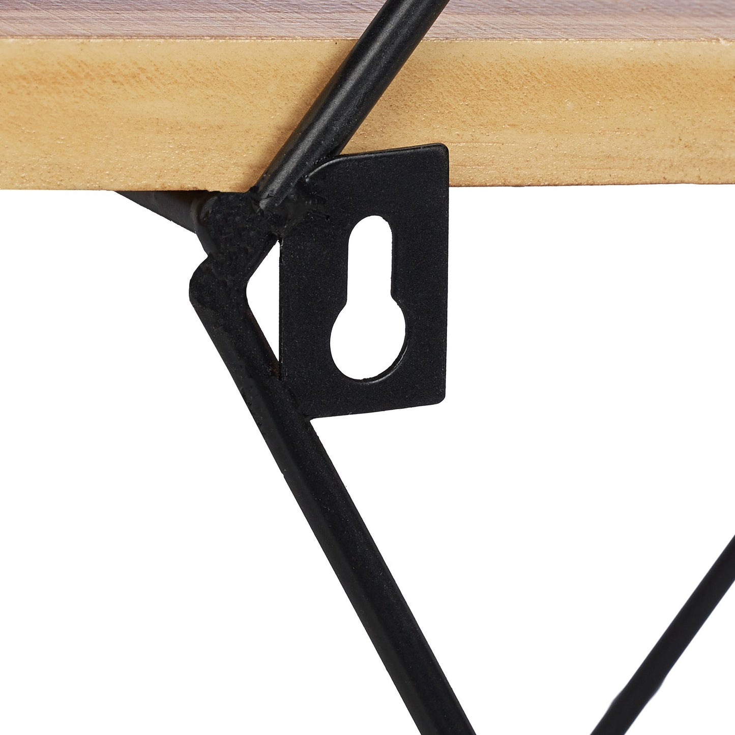 Floating diamond shaped shelf