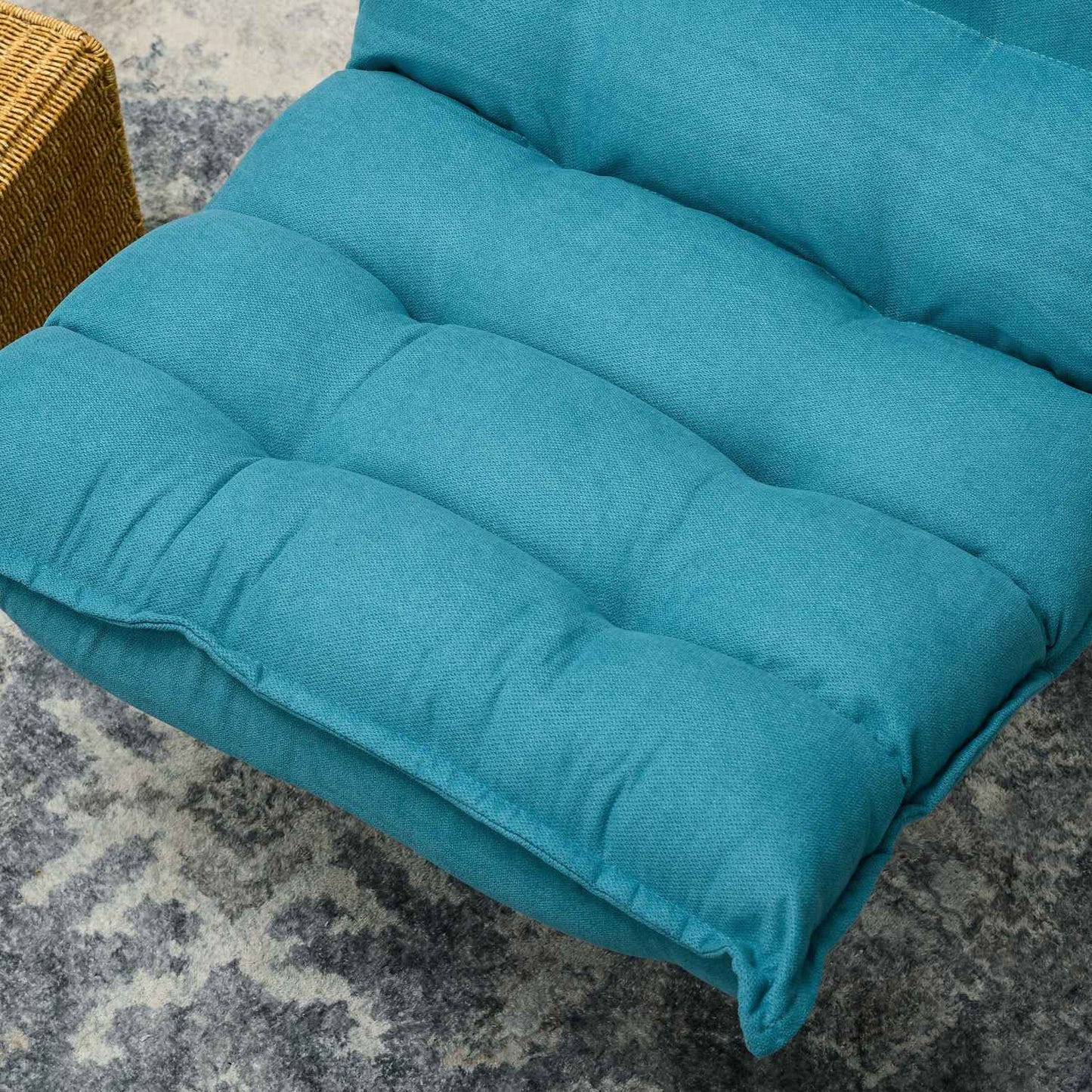 Adjustable floor chair - Blue Meditation sofa