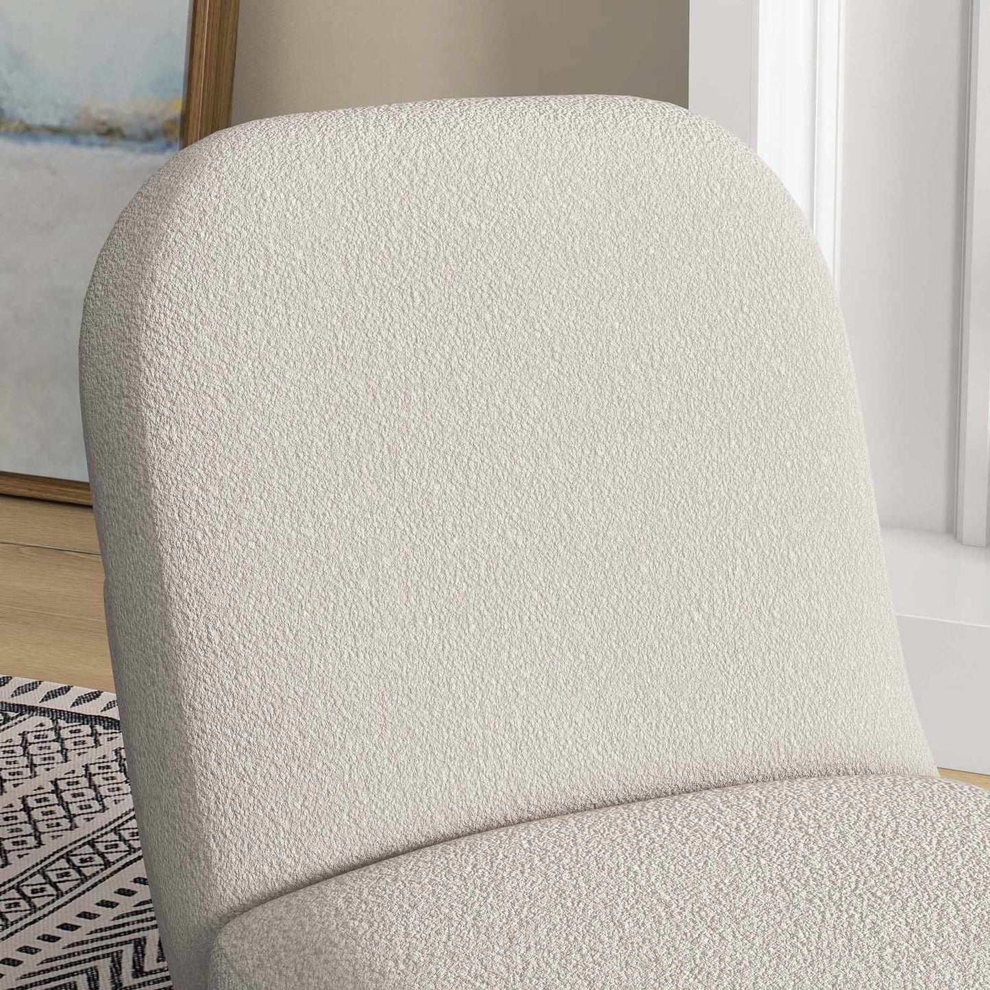 Cream Velvet Floor Chair & Sofa - Meditation or Lounge Use