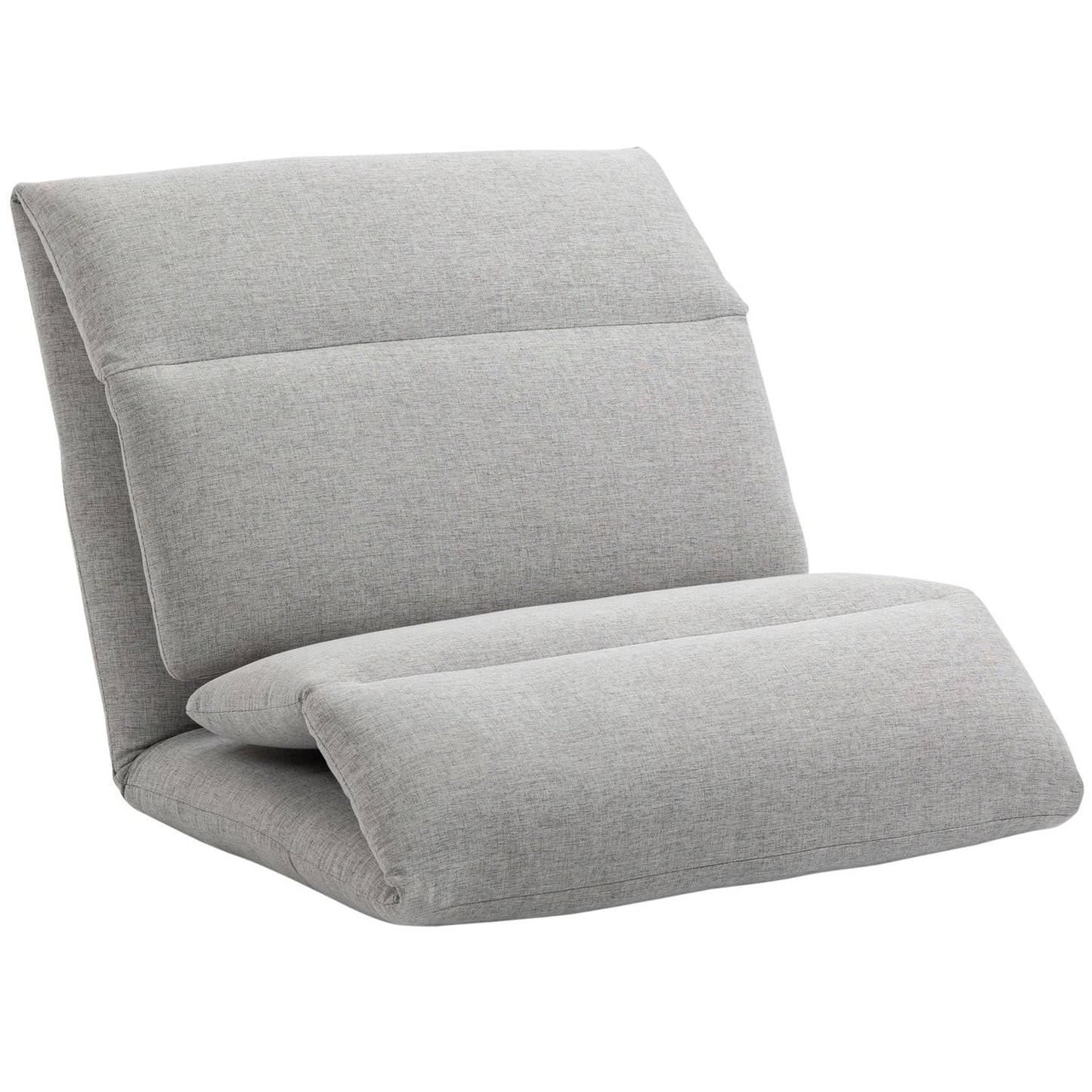 Adjustable floor chair with backrest in 5 levels