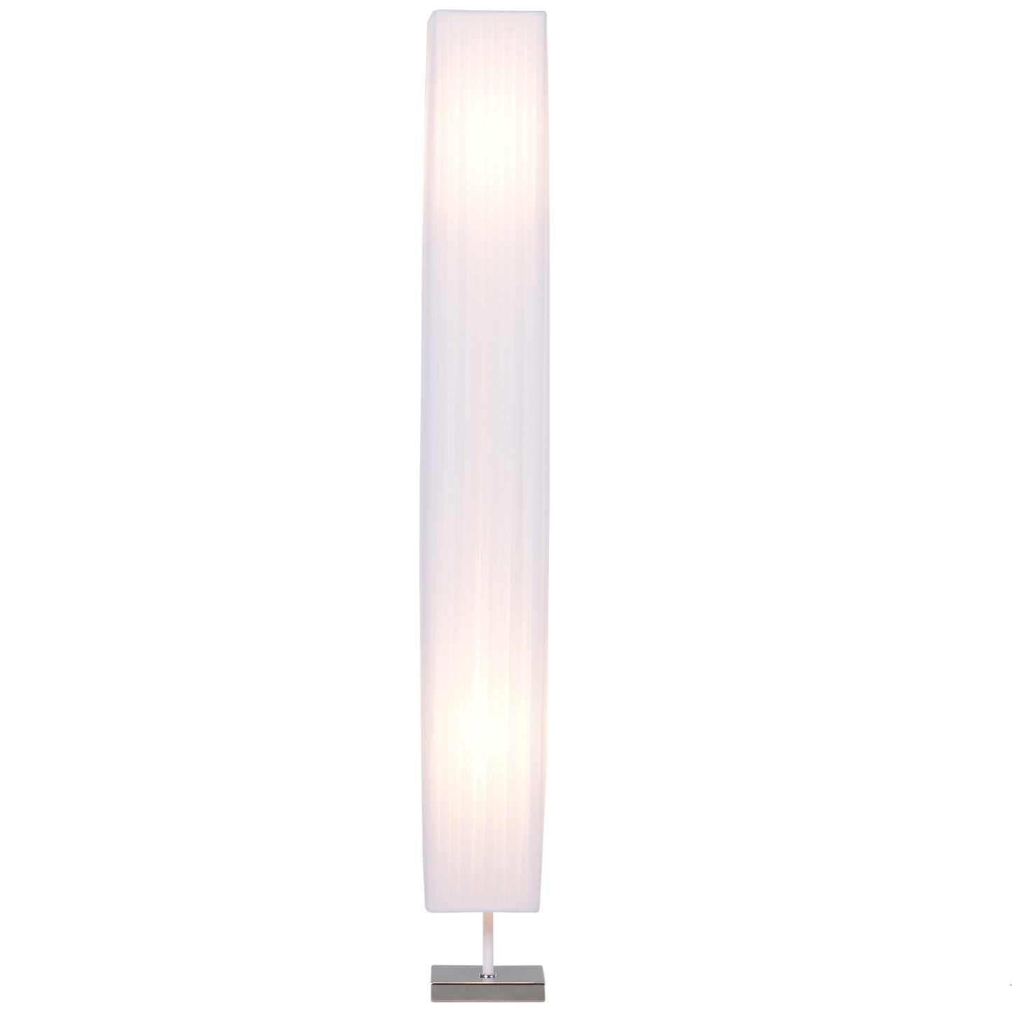 Modern floor lamp, white stainless steel, E27 socket