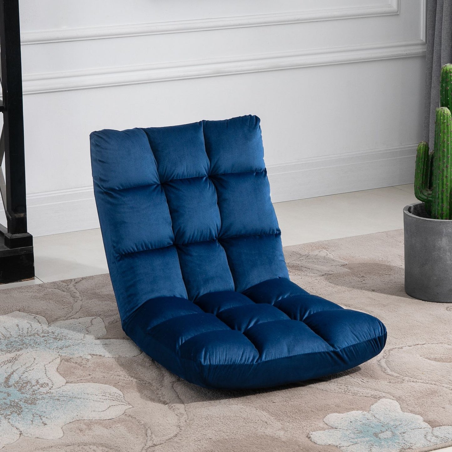 3-in-1 folding floor chair with backrest, 13 positions