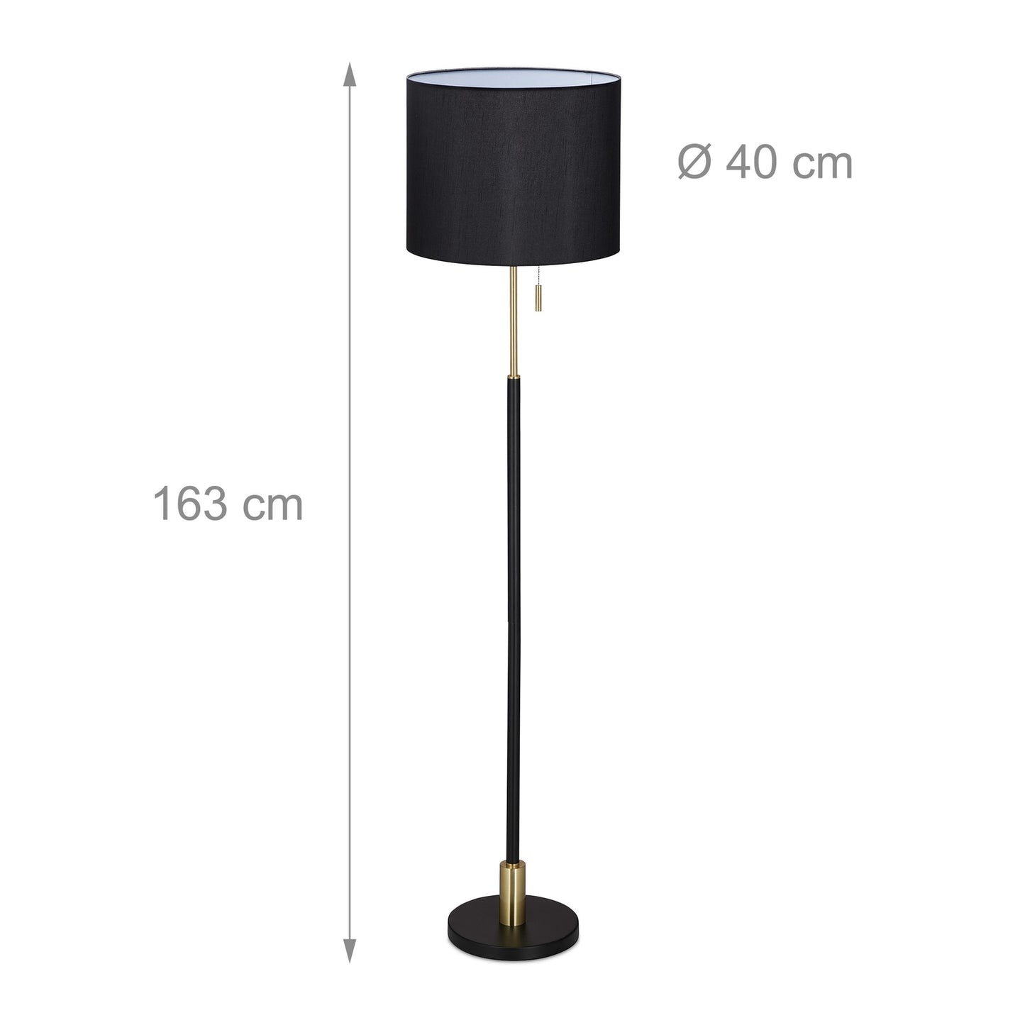 Floor lamp black