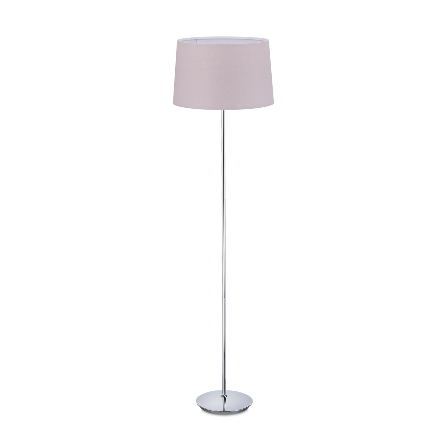 Floor lamp with fabric shade