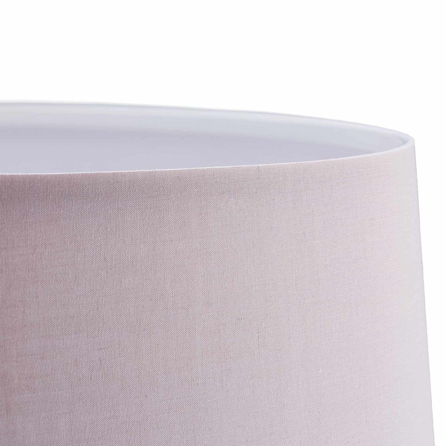 Floor lamp with fabric shade