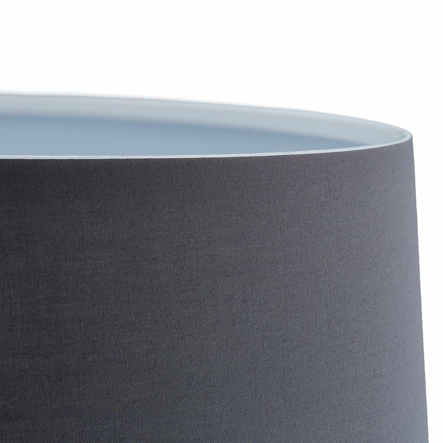 Floor lamp with fabric shade