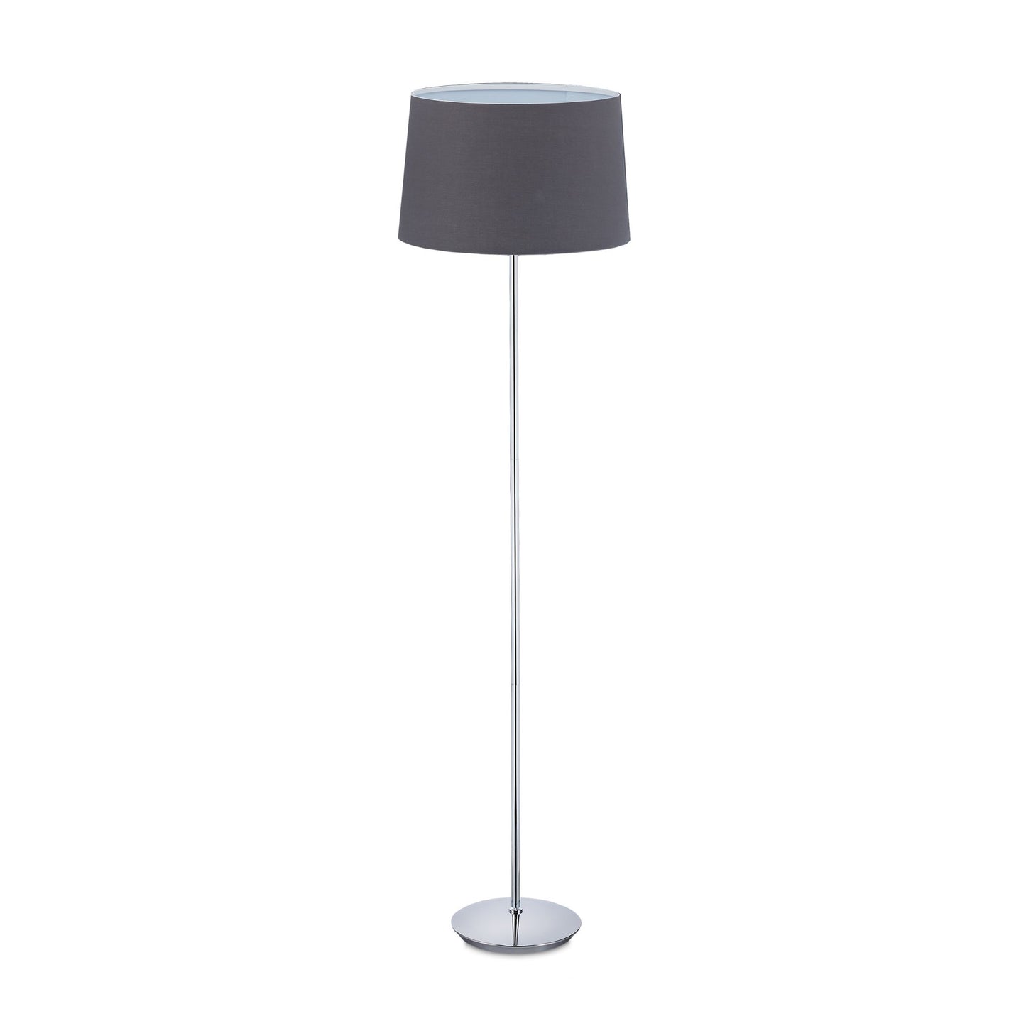 Floor lamp with fabric shade