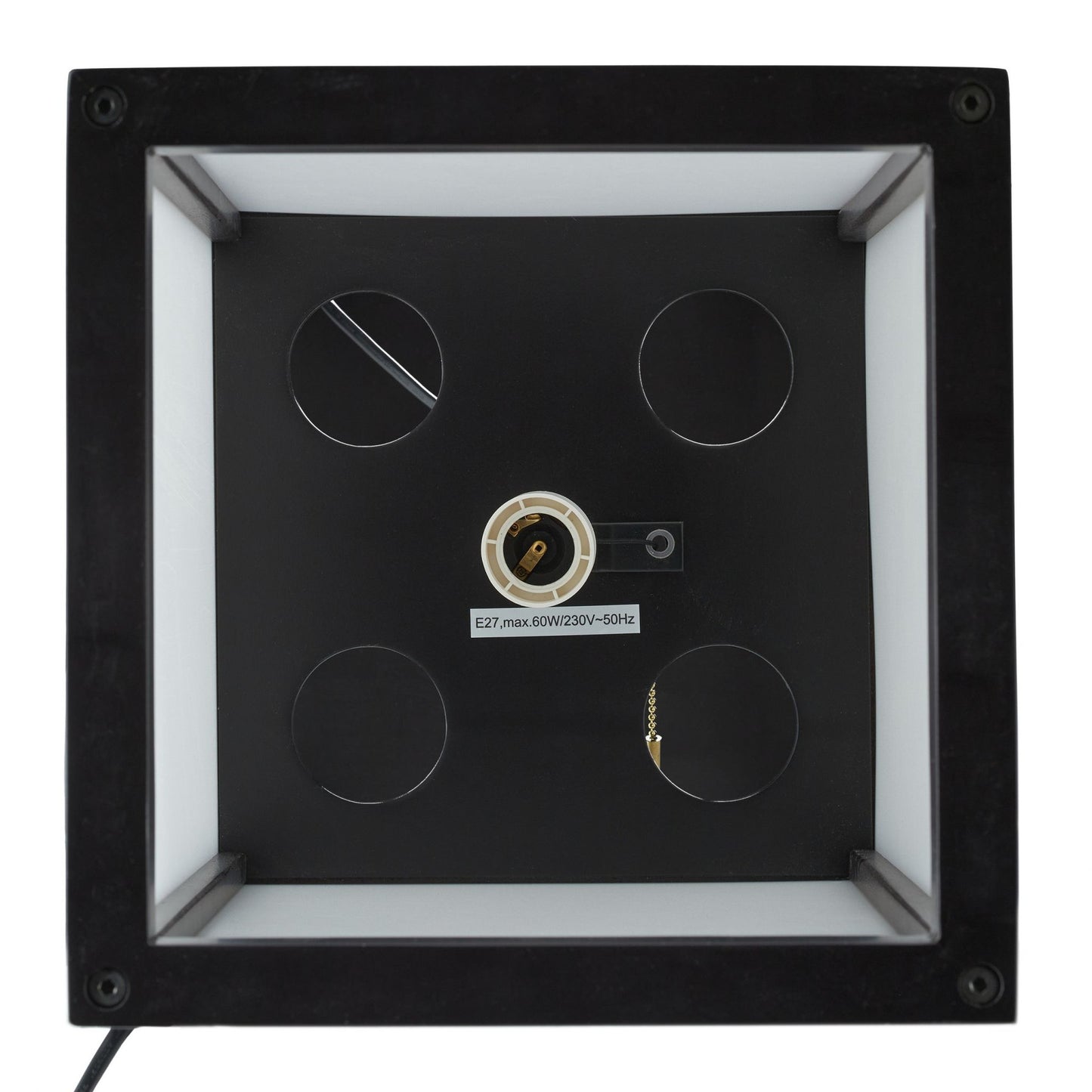 Floor lamp with shelf Black
