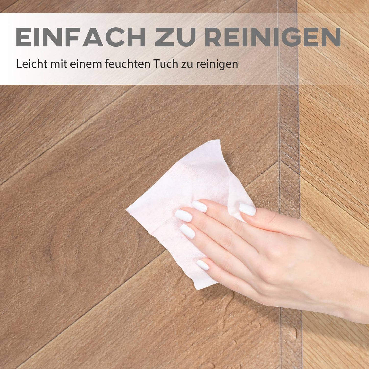 Office chair mat 90x120 cm, clear & scratch-resistant