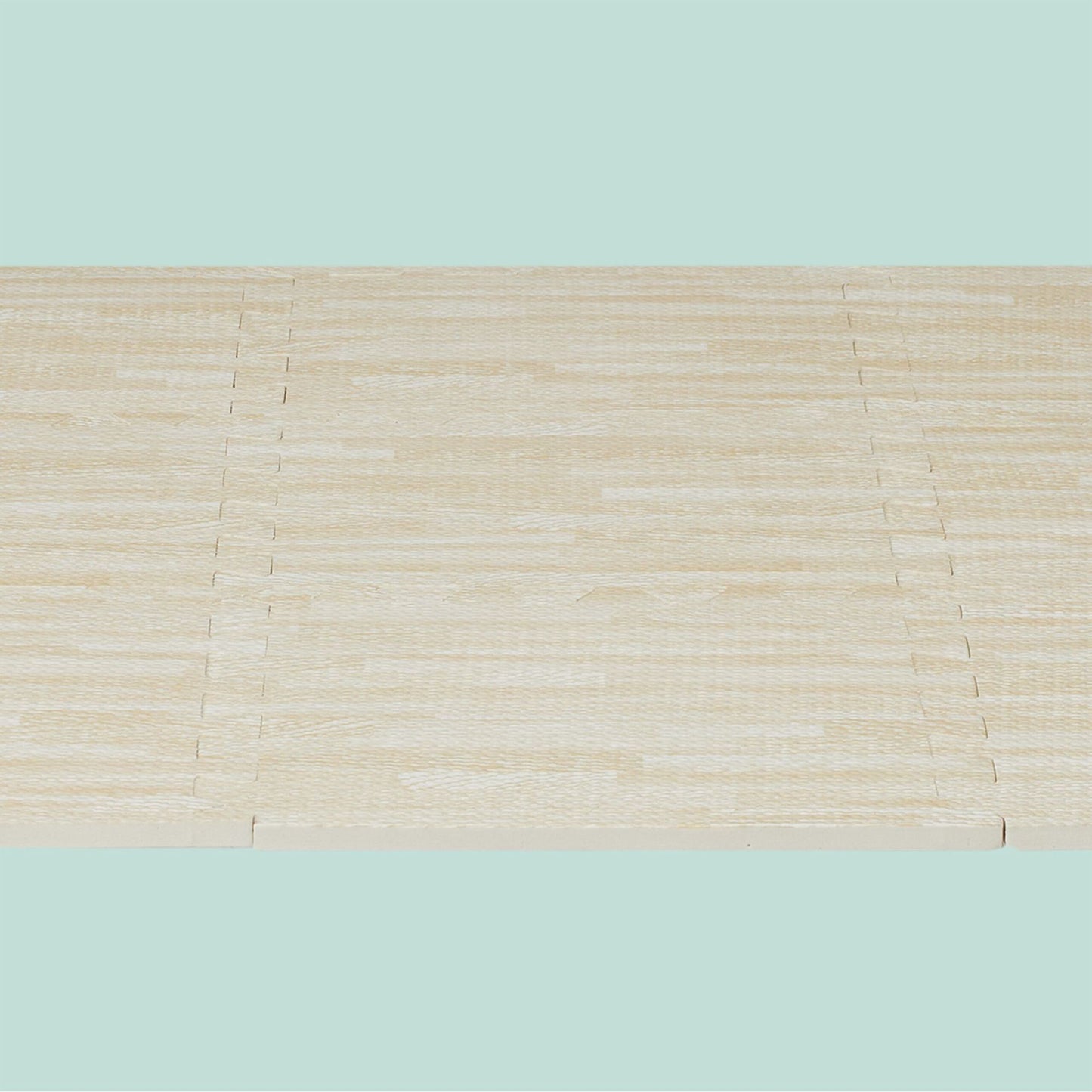 Floor protection mat in wooden look Set of 9