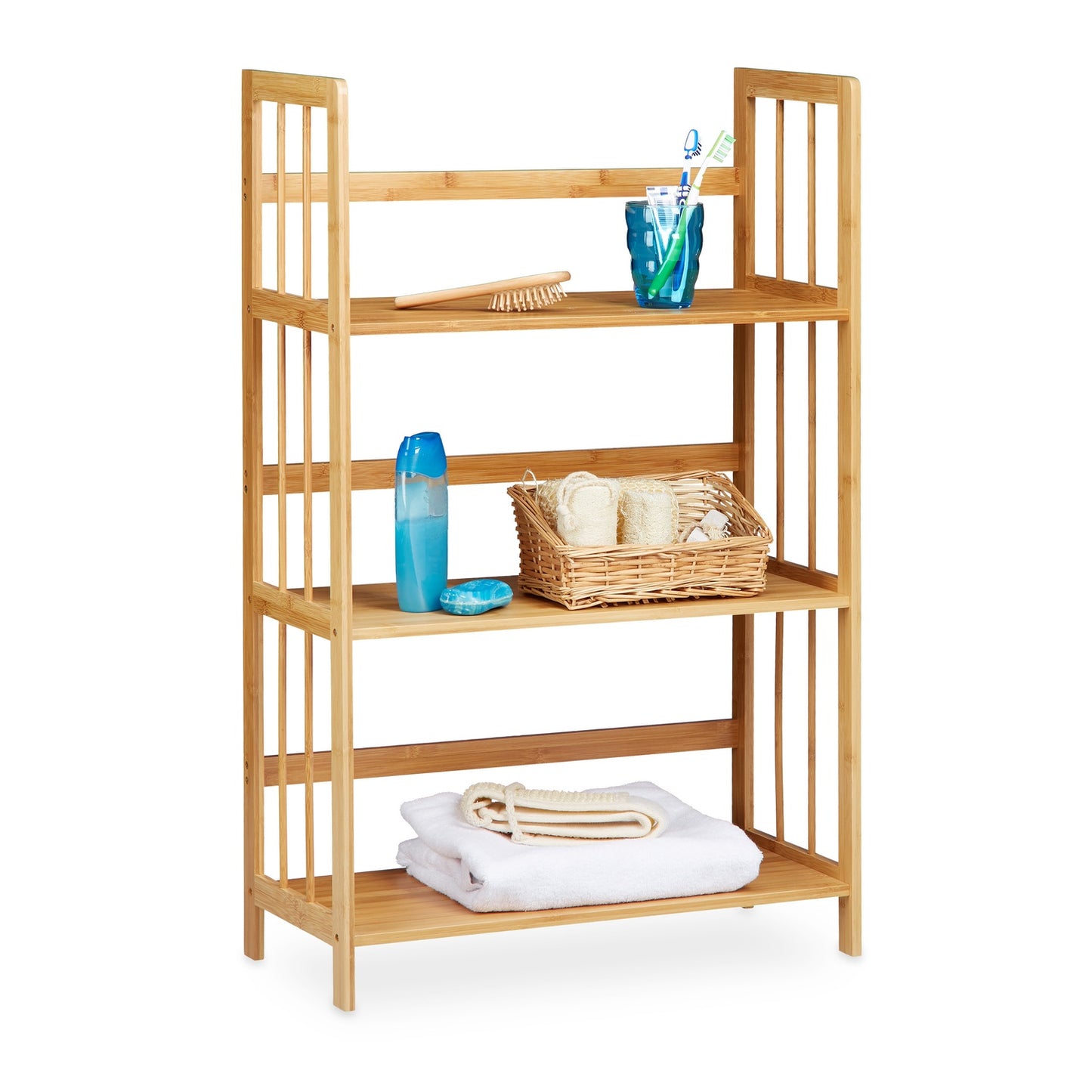 Floor shelf bamboo