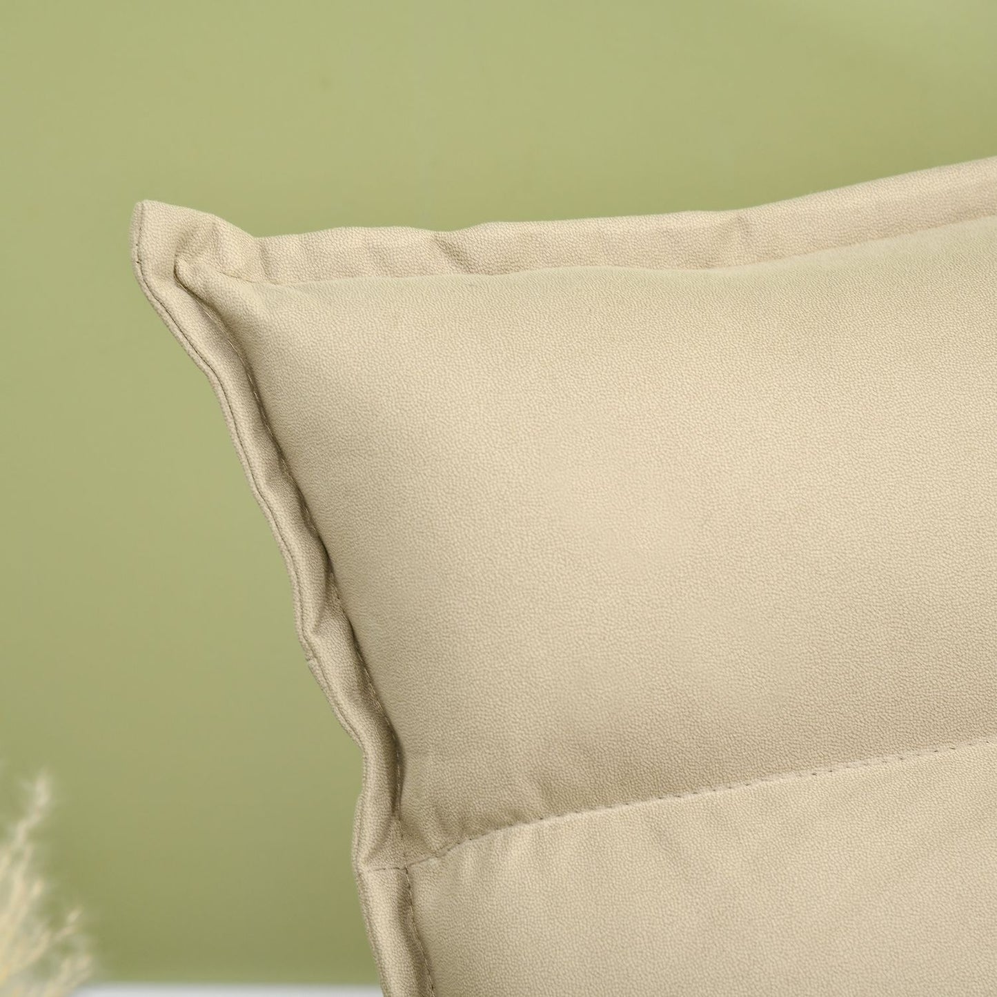 Adjustable floor chair, 360° rotatable, beige, 62x70x95 cm