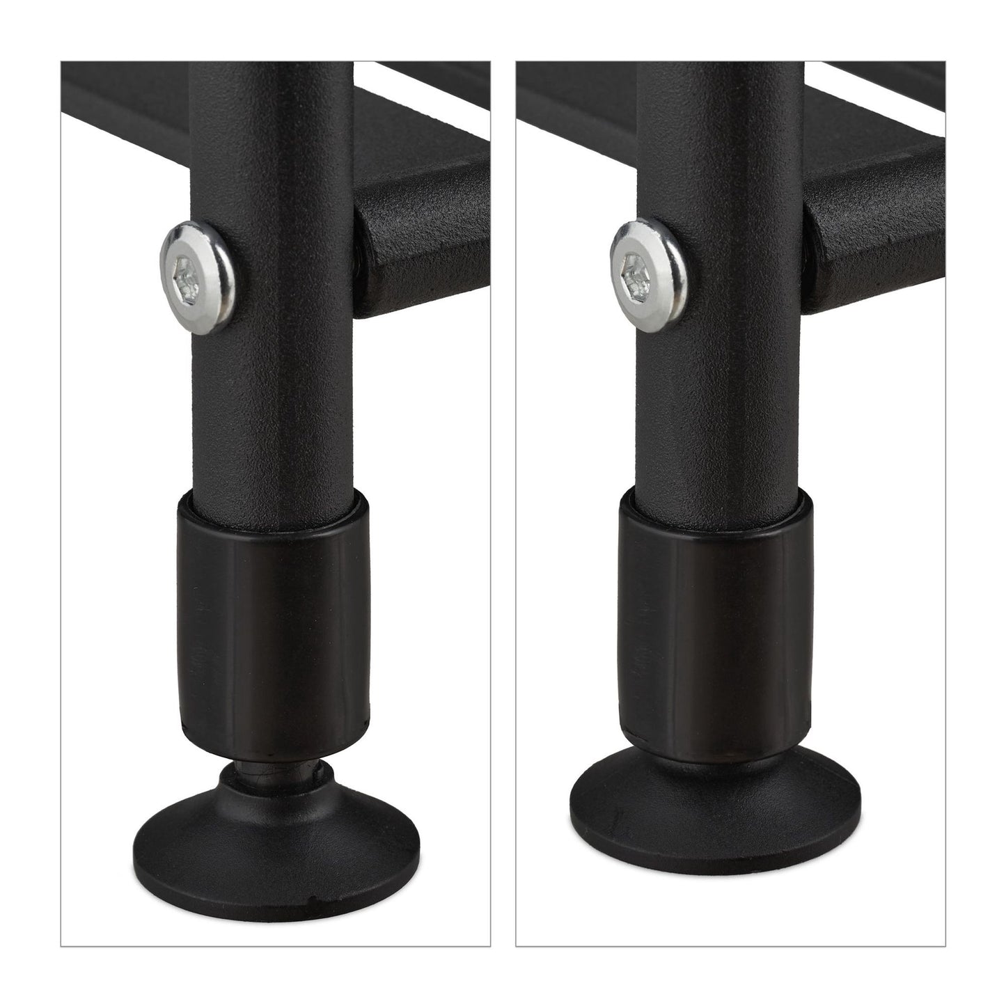 Floor-standing shelf with 5 shelves