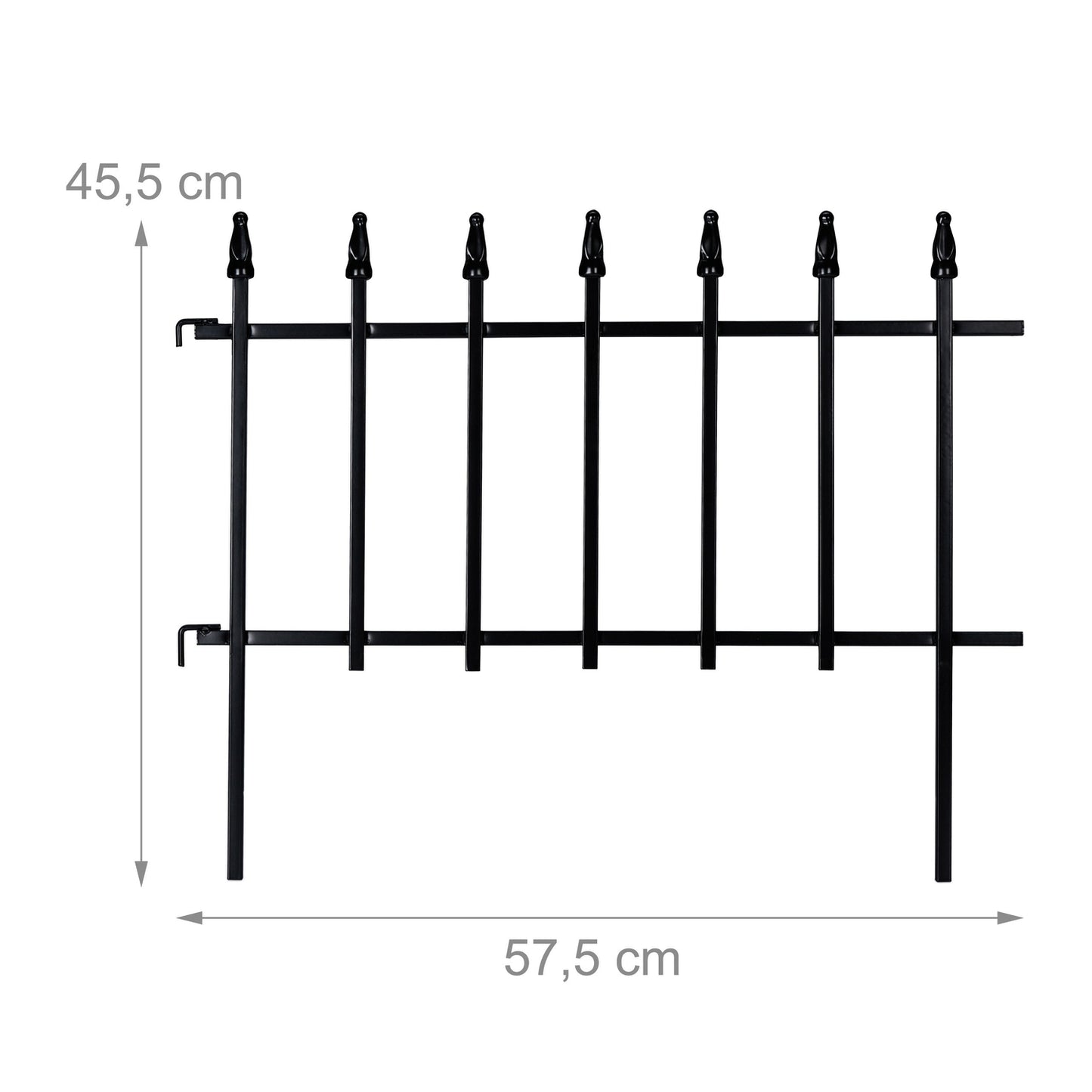 Flower Bed Fence 4 Piece Set
