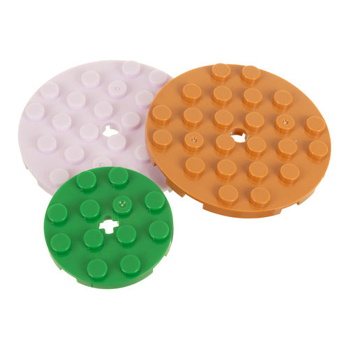 Flower Construction Blocks Set, 172 Pieces, Multicolor