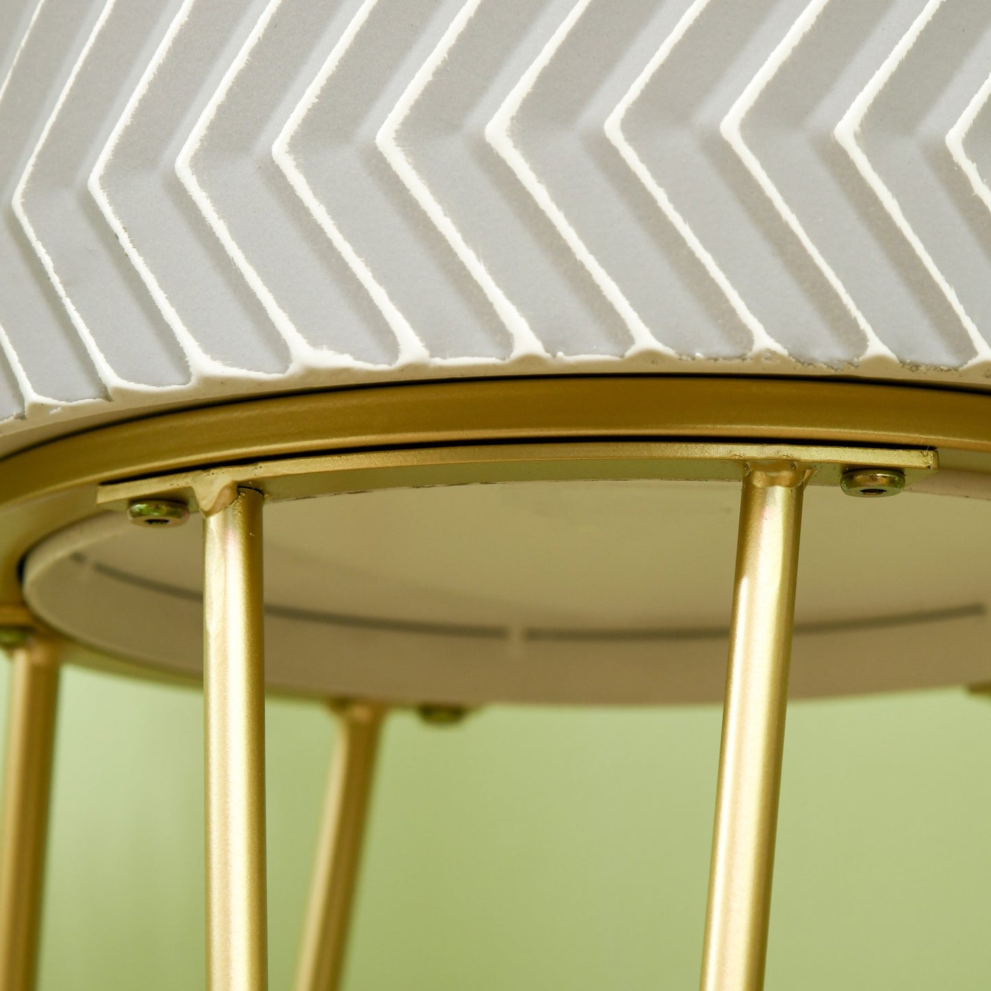 Plant stand in metal with 2 indoor/outdoor flower pots