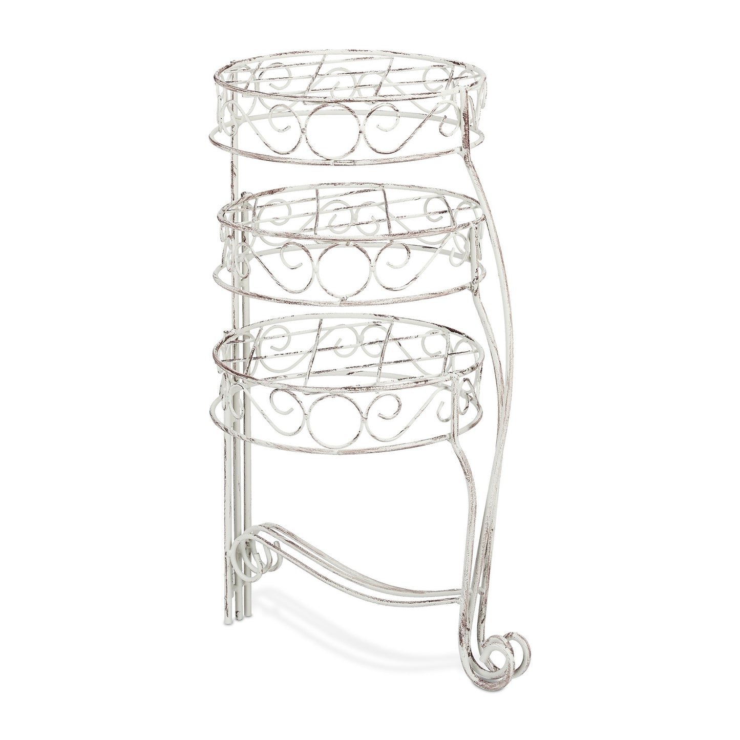 Flower Stairs Metal 3 Shelf