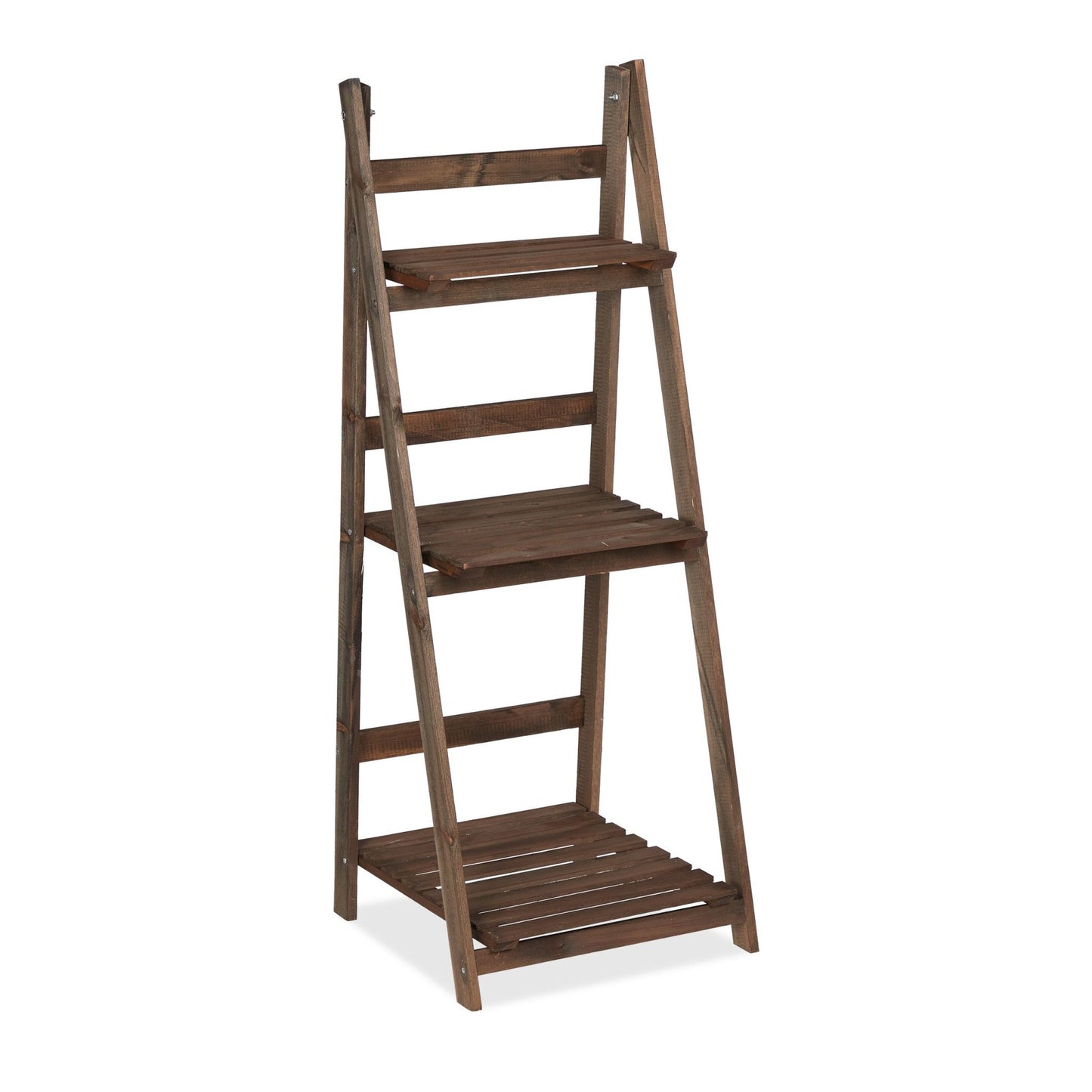 Flower Stairs Wood Dark Brown