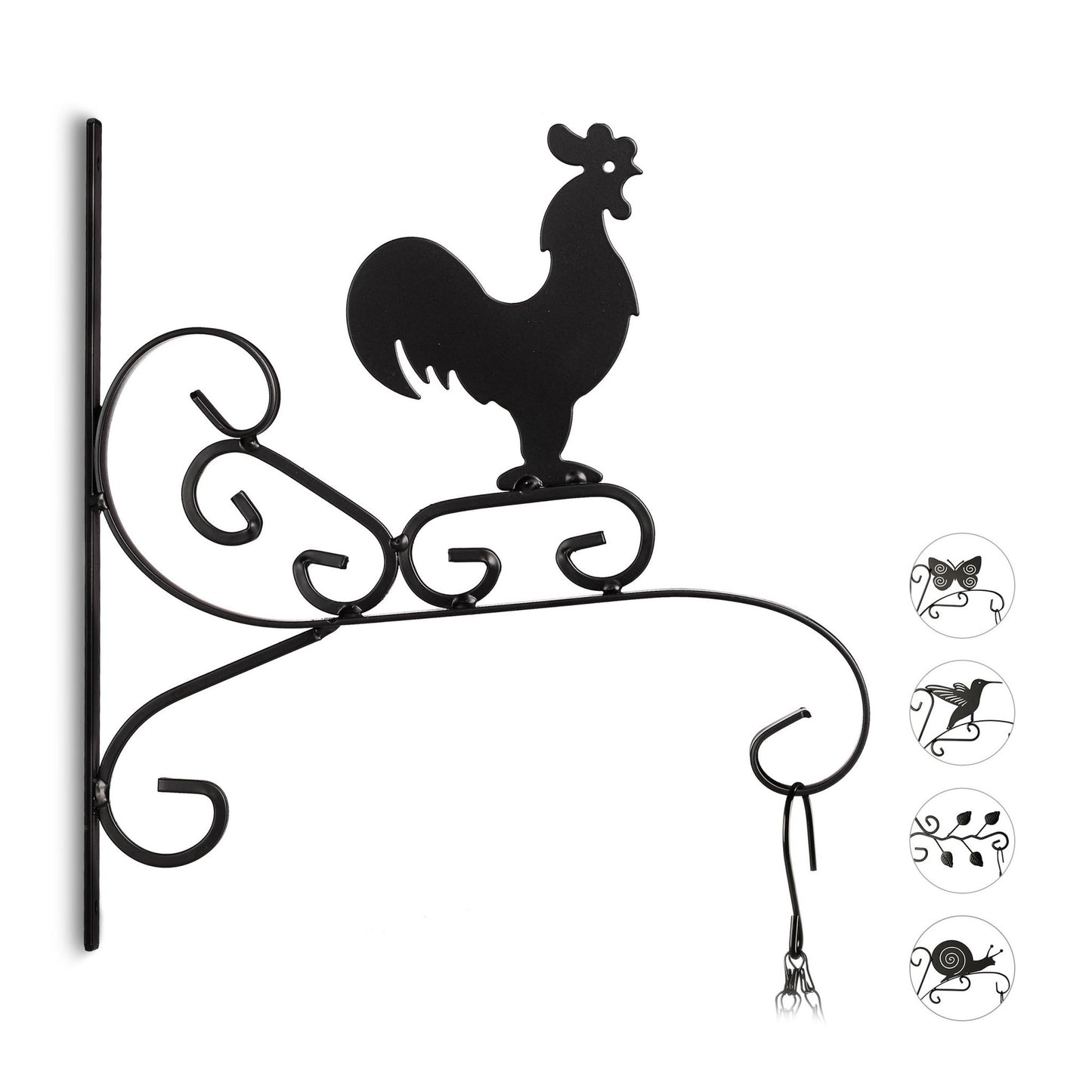 Flower hooks with different motifs