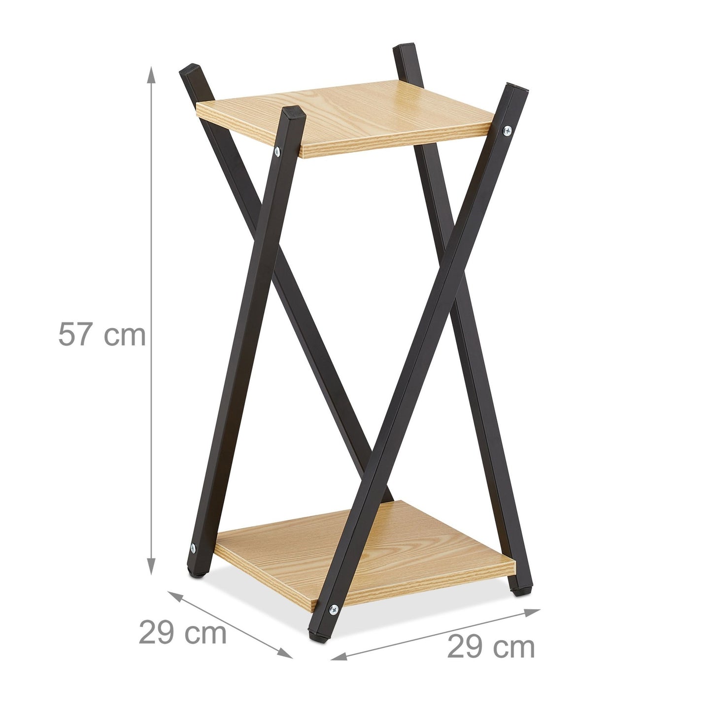 Flower pedestal with 2 levels