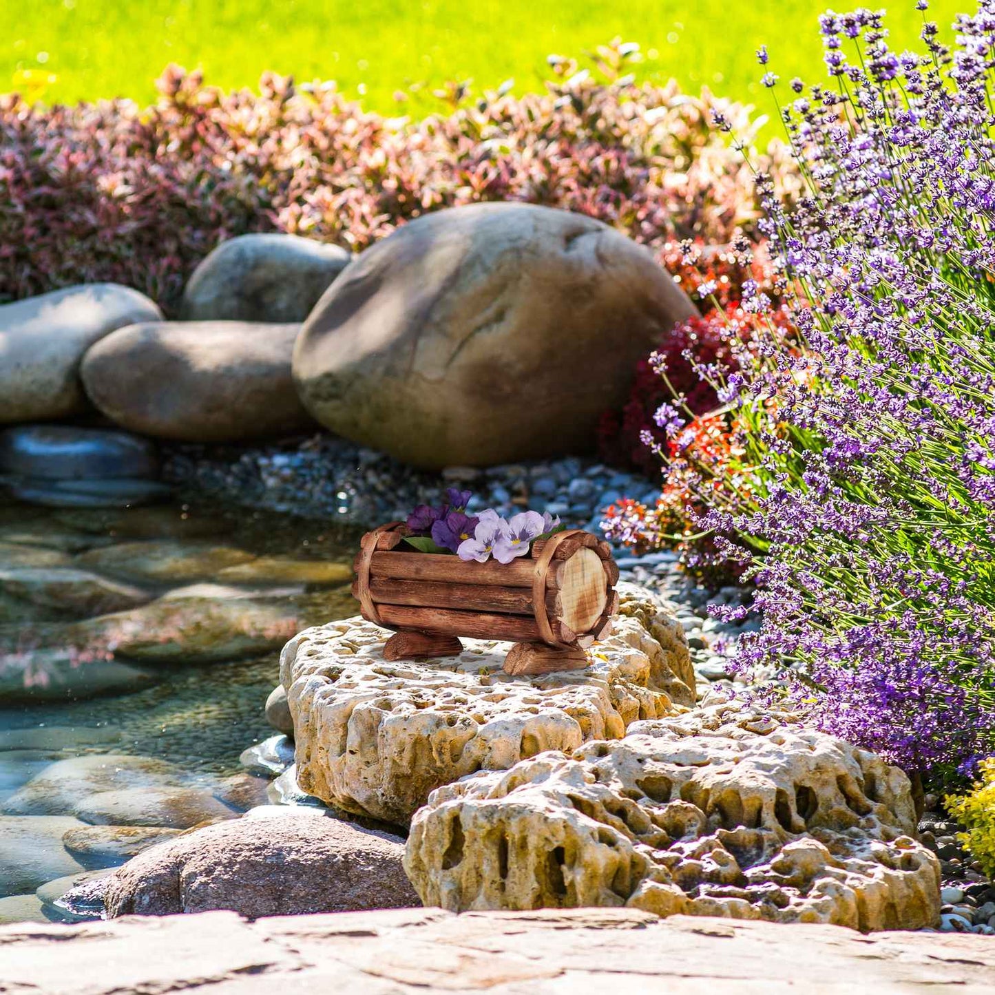 Flowerpot Wood Set of 2